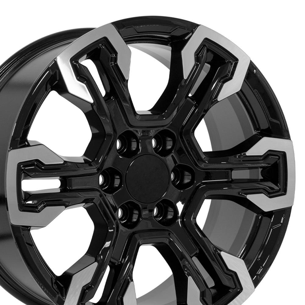 OE Wheels CV65 Gloss Black Machined 20x9 +26 6x139.7|N/Amm 78.1mm - Wheelwiz