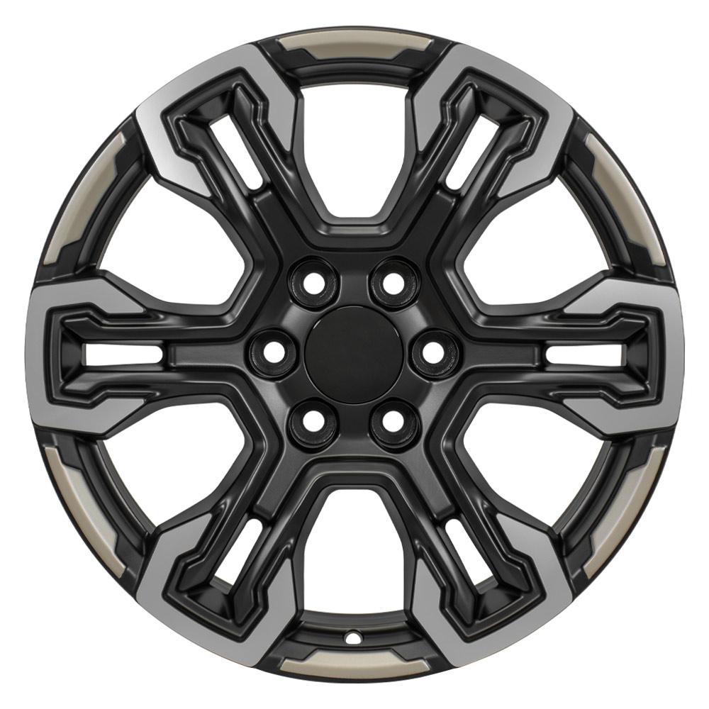 OE Wheels CV65 Satin Black Machined Face - Two Tone 20x9 +26 6x139.7|N/Amm 78.1mm - Wheelwiz