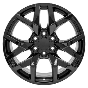 OE Wheels Replica CV66 Gloss Black 22x9.0 +28 6x139.7mm 78.1mm