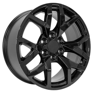 OE Wheels Replica CV66 Gloss Black 22x9.0 +28 6x139.7mm 78.1mm