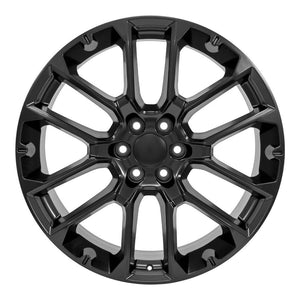 OE Wheels Replica CV67 Satin Black 24x10.0 +28 6x139.7mm 78.1mm