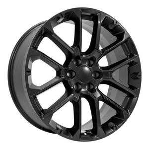 OE Wheels Replica CV67 Satin Black 24x10.0 +28 6x139.7mm 78.1mm