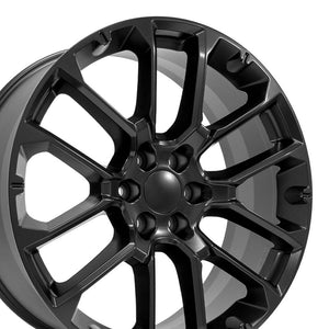 OE Wheels Replica CV67 Satin Black 24x10.0 +28 6x139.7mm 78.1mm