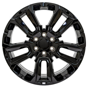 OE Wheels Replica CV68 Gloss Black 22x9.0 +28 6x139.7mm 78.1mm