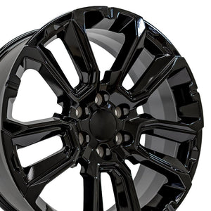 OE Wheels Replica CV68 Gloss Black 22x9.0 +28 6x139.7mm 78.1mm