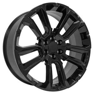 OE Wheels Replica CV68 Gloss Black 24x10.0 +28 6x139.7mm 78.1mm