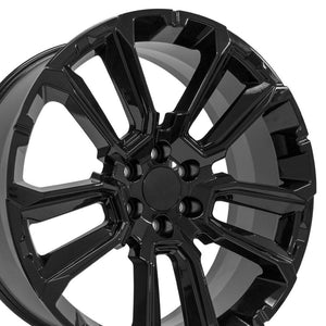 OE Wheels Replica CV68 Gloss Black 24x10.0 +28 6x139.7mm 78.1mm