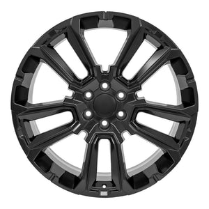 OE Wheels Replica CV68 Satin Black 24x10.0 +28 6x139.7mm 78.1mm