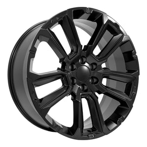 OE Wheels Replica CV68 Satin Black 24x10.0 +28 6x139.7mm 78.1mm