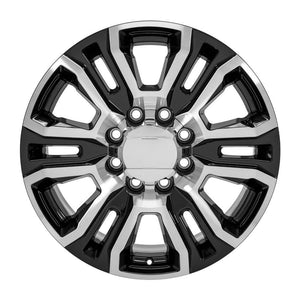 OE Wheels Replica CV70A Black Machined 20x8.5 +12 8x165.1mm 116.7mm