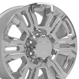 OE Wheels Replica CV70B Chrome 20x8.5 +47 8x180mm 124.1mm