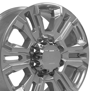 OE Wheels Replica CV70B Polished 20x8.5 +47 8x180mm 124.1mm