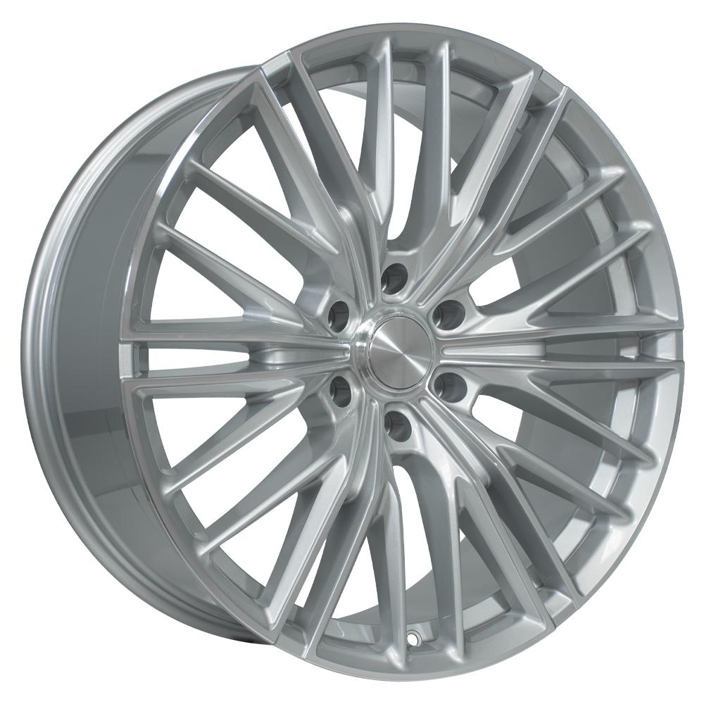 OE Wheels CV72 Gloss Silver Machined 22x9 +18 6x139.7|N/Amm 78.1mm - Wheelwiz