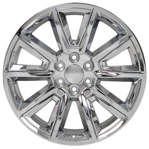 OE Wheels Replica CV73 Chrome 20x8.5 +24 6x139.7mm 78.1mm