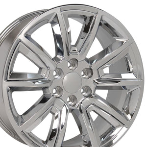 OE Wheels Replica CV73 Chrome 20x8.5 +24 6x139.7mm 78.1mm