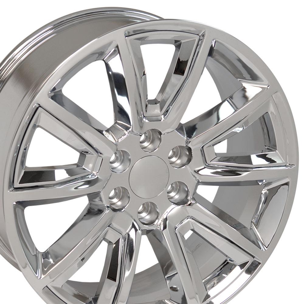 OE Wheels Replica CV73 Chrome 20x8.5 +24 6x139.7mm 78.1mm