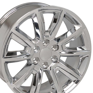 OE Wheels Replica CV73 Chrome 20x8.5 +24 6x139.7mm 78.1mm