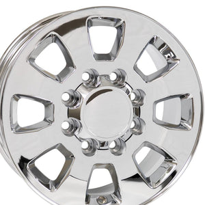 OE Wheels Replica CV75B Chrome 18x8.0 +44 8x180mm 124.1mm