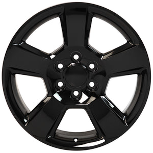 OE Wheels Replica CV76 Gloss Black 20x9.0 +27 6x139.7mm 78.1mm