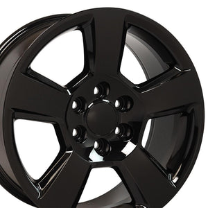 OE Wheels Replica CV76 Gloss Black 20x9.0 +27 6x139.7mm 78.1mm