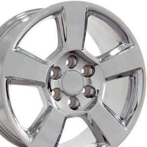 OE Wheels Replica CV76 Chrome 20x9.0 +27 6x139.7mm 78.1mm