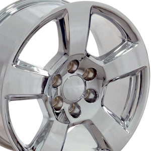 OE Wheels Replica CV76 Chrome 20x9.0 +27 6x139.7mm 78.1mm