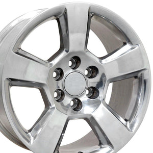 OE Wheels Replica CV76 Polished 20x9.0 +27 6x139.7mm 78.1mm