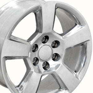 OE Wheels Replica CV76 Polished 20x9.0 +27 6x139.7mm 78.1mm