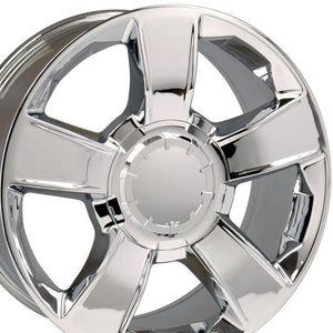 OE Wheels Replica CV79 Chrome 20x8.5 +30 6x139.7mm 78.1mm