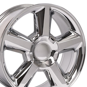 OE Wheels Replica CV83 Chrome 20x8.5 +31 6x139.7mm 78.1mm