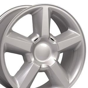 OE Wheels Replica CV83 Silver 20x8.5 +31 6x139.7mm 78.1mm