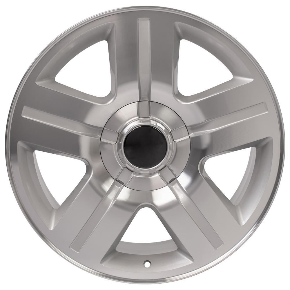 OE Wheels Replica CV84 Silver Machined 20x8.5 +31 6x139.7mm 78.1mm