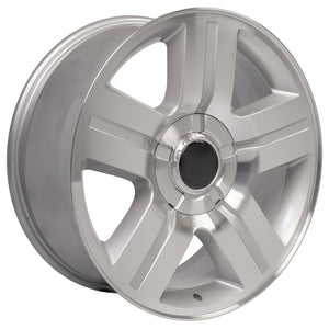 OE Wheels Replica CV84 Silver Machined 22x9.0 +31 6x139.7mm 78.2mm