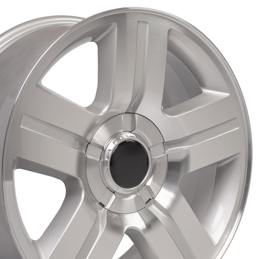 OE Wheels Replica CV84 Silver Machined 20x8.5 +31 6x139.7mm 78.1mm