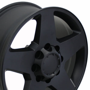 OE Wheels Replica CV91A Satin Black 20x8.5 +12 8x165.1mm 116.7mm