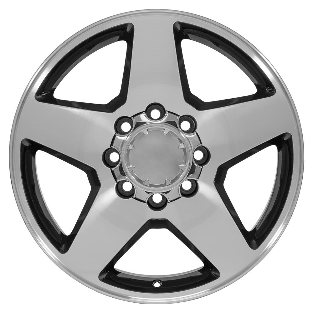 OE Wheels Replica CV91A Black Machined 20x8.5 +12 8x165.1mm 116.7mm