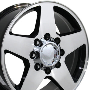 OE Wheels Replica CV91A Black Machined 20x8.5 +12 8x165.1mm 116.7mm