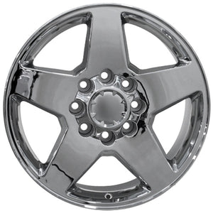 OE Wheels Replica CV91B Chrome 20x8.5 +44 8x180mm 124.3mm