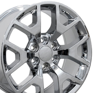 OE Wheels Replica CV92 Chrome 20x9.0 +27 6x139.7mm 78.1mm