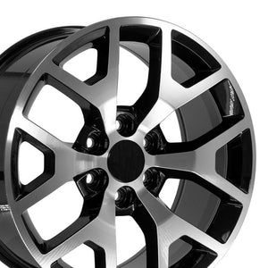 OE Wheels Replica CV92 Black Machined 20x9.0 +27 6x139.7mm 78.1mm