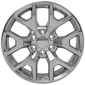 OE Wheels Replica CV92 Polished 20x9.0 +27 6x139.7mm 78.1mm