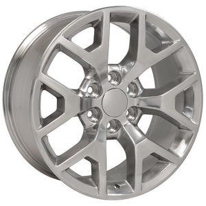 OE Wheels Replica CV92 Polished 20x9.0 +27 6x139.7mm 78.1mm