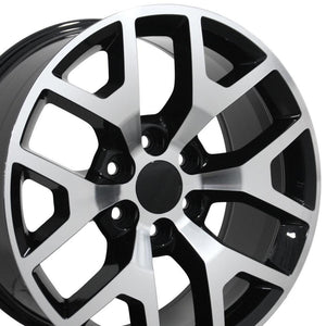 OE Wheels Replica CV92 Black Machined 22x9.0 +31 6x139.7mm 78.1mm