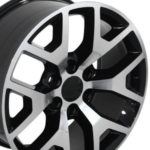 OE Wheels Replica CV92 Black Machined 22x9.0 +31 6x139.7mm 78.1mm