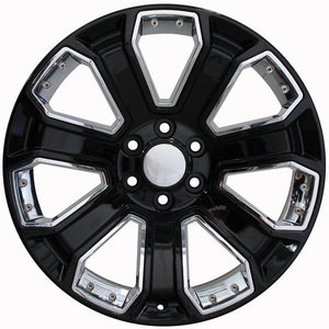 OE Wheels Replica CV93 Gloss Black 20x8.5 +31 6x139.7mm 78.1mm