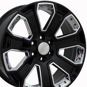 OE Wheels Replica CV93 Gloss Black 20x8.5 +31 6x139.7mm 78.1mm