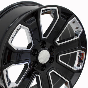 OE Wheels Replica CV93 Gloss Black 20x8.5 +31 6x139.7mm 78.1mm