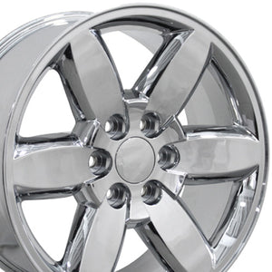 OE Wheels Replica CV94 Chrome 20x8.5 +31 6x139.7mm 78.1mm