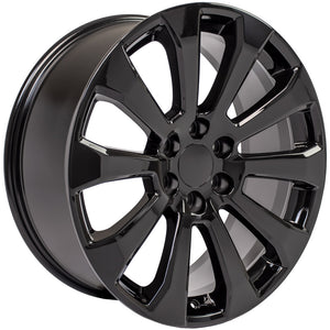 OE Wheels Replica CV95 Gloss Black 22x9.0 +28 6x139.7mm 78.1mm