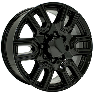 OE Wheels Replica CV96A Gloss Black 20x8.5 +12 8x165.1mm 116.7mm